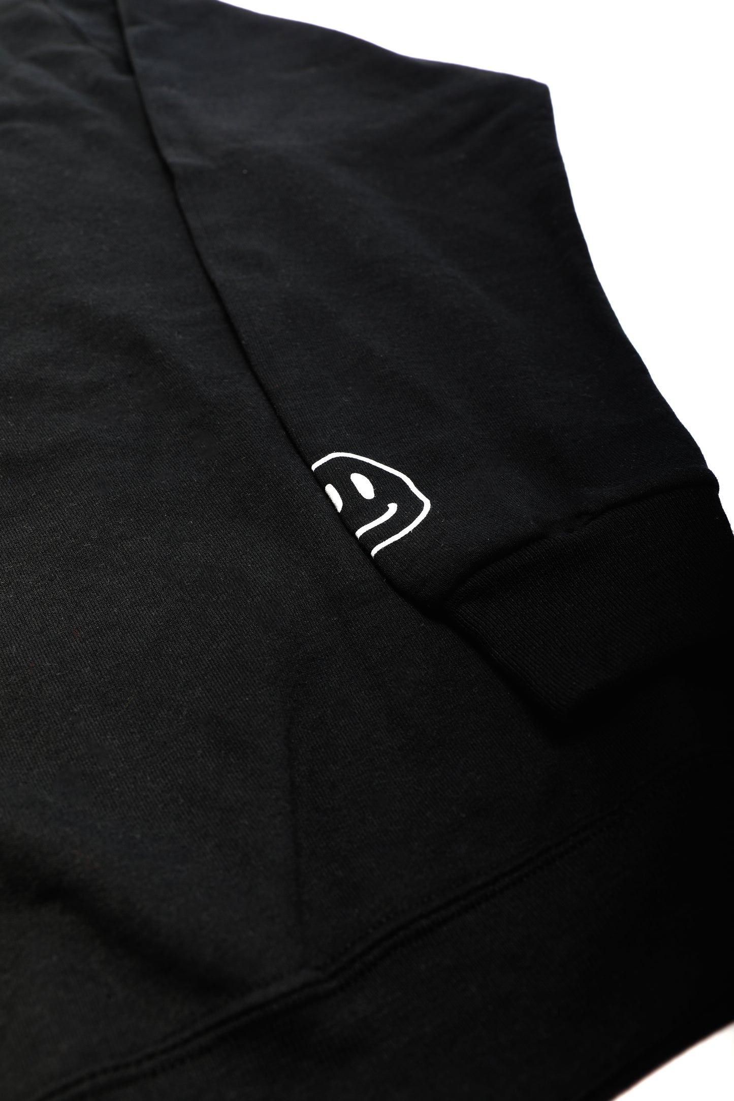 Black "Destination: Happiness" Logo Crewneck