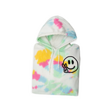 Rainbow Tie Dye “Peace & Smile” Sweatshirt