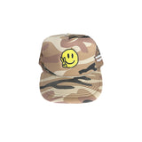 Tan Camo Happy Trucker Hat (Full Camo)