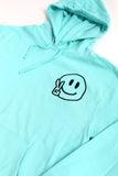 Aqua "Peace & Smile" Sweatshirt