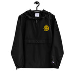 "Peace & Happiness" Packable Windbreaker Jacket