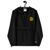 "Peace & Happiness" Packable Windbreaker Jacket